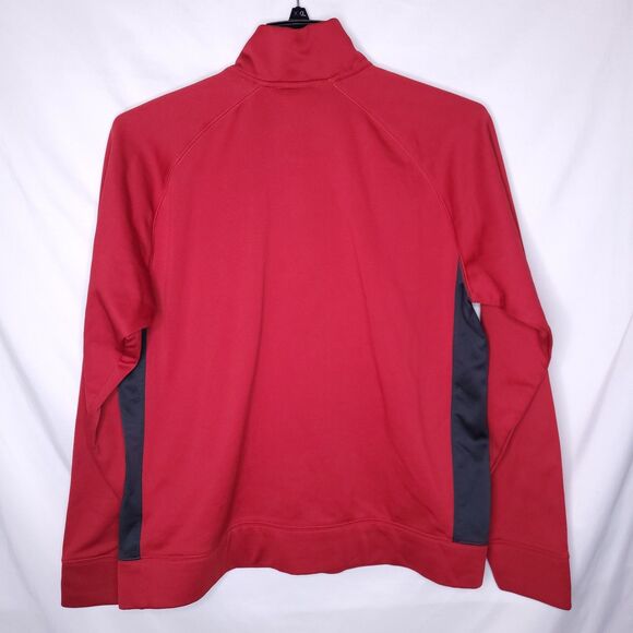 Nike Fleece Jacket Mens XL Red 1/4 Zip Therma Fit - Picture 7 of 13